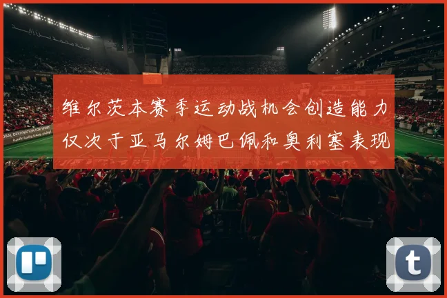 维尔茨本赛季运动战机会创造能力仅次于亚马尔姆巴佩和奥利塞表现突出